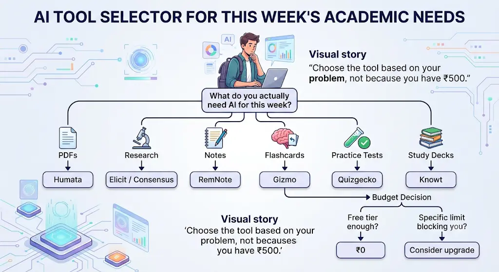 Best AI Tools for Students Under ₹500 in India