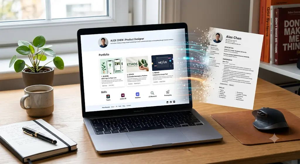 How to Create a Student Portfolio Website with AI