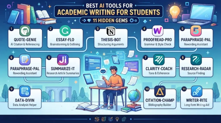 Best AI Tools for Academic Writing for Students: 11 Hidden Gems