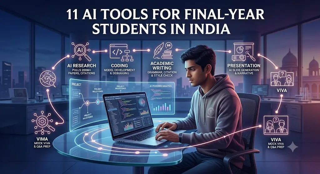 11 AI Tools for Final-Year Students in India