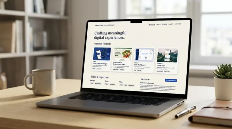 How to Create a Student Portfolio Website with AI